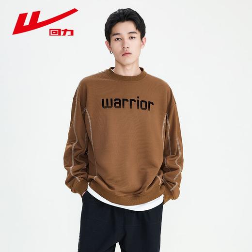 回力卫衣男士2025春秋新款美式重磅圆领印花潮牌宽松外套长袖上衣 商品图8