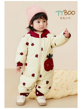 兔兔小布小苹果造型爬服