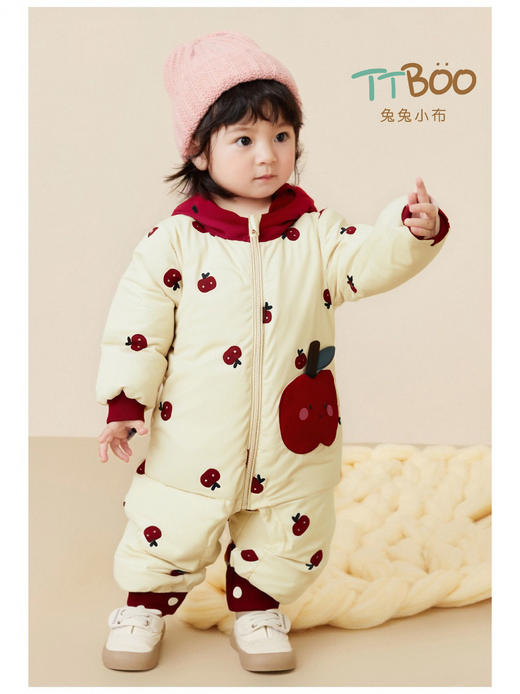 兔兔小布小苹果造型爬服 商品图0