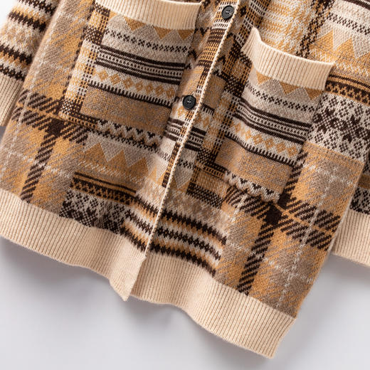 【复古来袭】100纯山羊绒连帽宽松加厚大版大衣外套女CYR240103MAO 商品图3