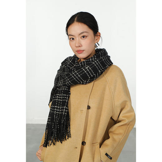 简约小格围巾-纪念日百货门店同款166550150 商品图3