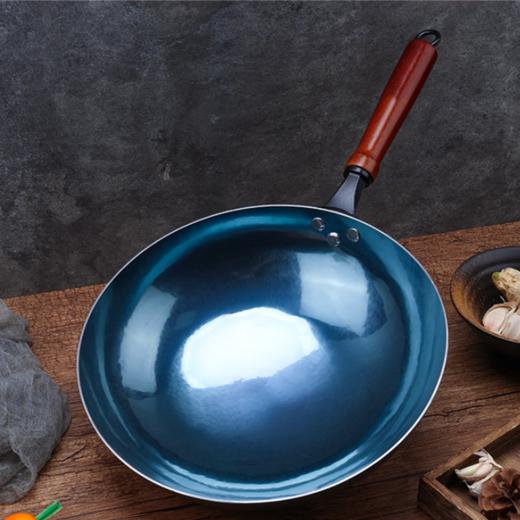 【章丘铁锅】章丘轻便款手工镜面铁锅 商品图1