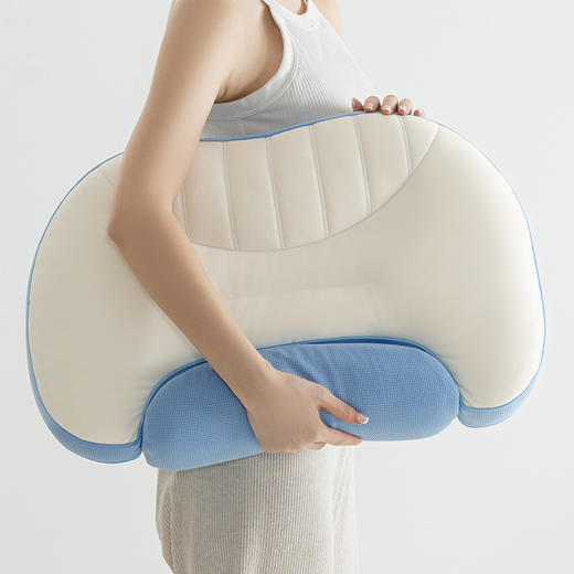 自然醒双核承托记忆棉枕牵引颈椎记忆棉枕头双重睡感枕芯XK 商品图8