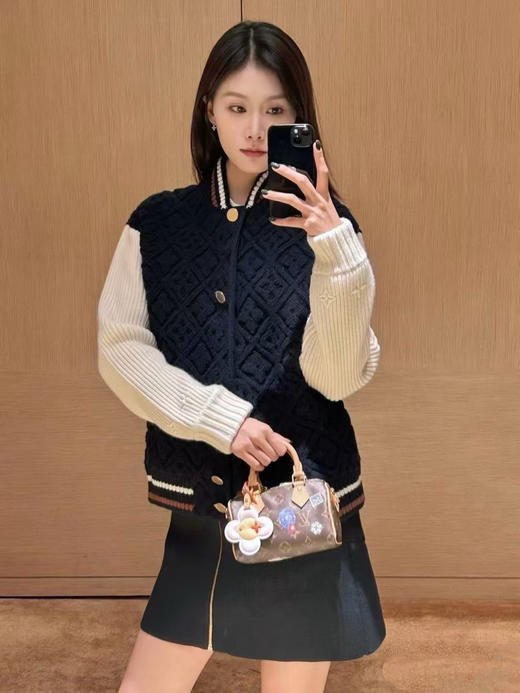 驴家 25秋冬新款 滑雪系列棒球服针织外套(TM) 商品图2