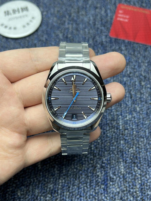 欧米茄VS海马150米系列 柚木蓝 小蓝针 6点位日历 Aqua Terra 150米腕表 8900一体机 男士腕表 表径41mm 商品图1