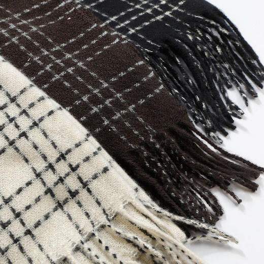 简约小格围巾-纪念日百货门店同款166550150 商品图1