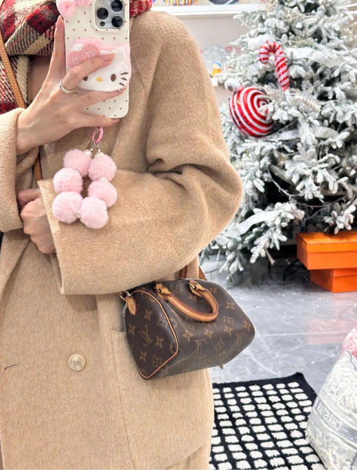 LV speedy nano 老花 斜挎包 商品图1