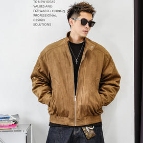 徐太浪【缉明线 立体裁剪】防风立领羽绒服男冬季大码防寒服外套