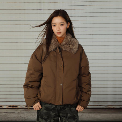 巴恩风复古时尚小众羽绒服-纪念日百货门店同款168043549 商品图0