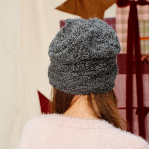 时尚小众褶皱冷帽针织帽-纪念日百货门店同款167099073 商品图2