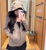 lulu草莓奶昔360度无死角修身款加绒金色拉链卫衣外套！加绒款连帽衫金标外套 商品缩略图0