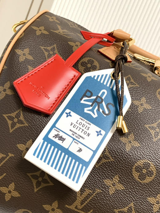 秋冬特惠💰1400 渠道级LV【全钢五金 MB163c01变码芯片】te级LV 全套包装 M11945老花 Speedy Soft 30 Crafty手袋 商品图6