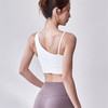 跃牌【倚窗听雨】Athena lulu运动内衣女NlLlT带胸垫斜肩瑜伽文胸运动背心WX142 商品缩略图3