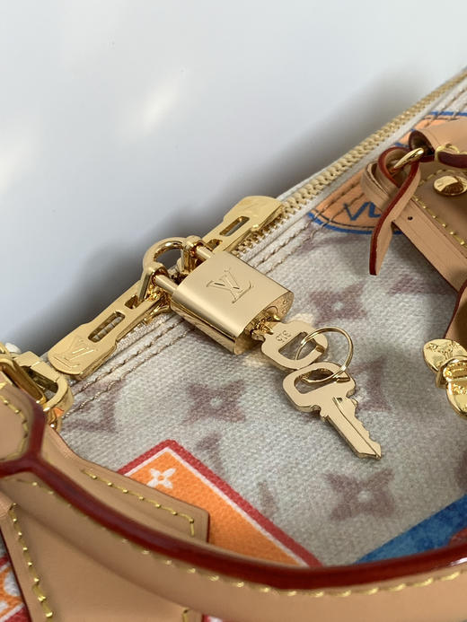 秋冬特惠💰1460 渠道级LV【全钢五金 MB163c01变码芯片】te级LV 全套包装 M14587徽章 本款Speedy Soft30手袋 商品图5