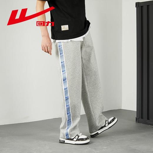 回力休闲裤子男2025新款宽松阔腿裤春季薄款百搭显瘦直筒裤子男潮 商品图8