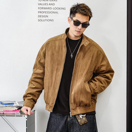 徐太浪【缉明线 立体裁剪】防风立领羽绒服男冬季大码防寒服外套 商品图1