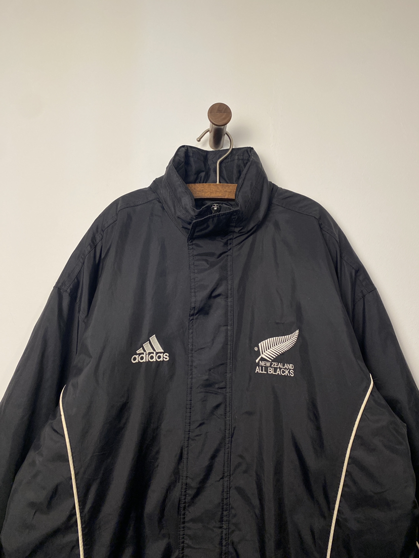 Y2K Vintage adidas 阿迪达斯 ALL BLACK 棉服 夹棉外套_CTJK(M)