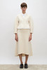 Ashlyn 25AW 象牙色Henry羊毛雕塑针织开衫 商品缩略图1