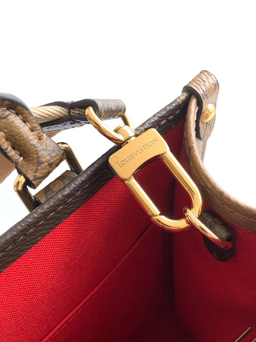 秋冬特惠💰1170 渠道级LV【全钢五金 MB163c01变码芯片】te级LV 全套包装 M46373 本款 OnTheGo小号手袋 商品图6