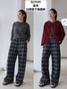 502909加绒格子阔腿裤 商品缩略图1