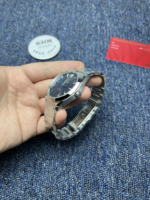 欧米茄VS海马150米系列 柚木蓝 小蓝针 6点位日历 Aqua Terra 150米腕表 8900一体机 男士腕表 表径41mm 商品图3