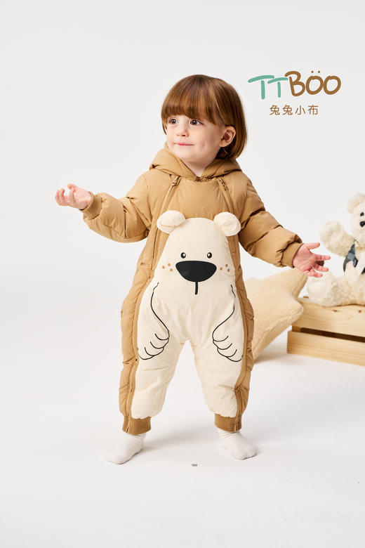 兔兔小布可爱小熊造型爬服 商品图0