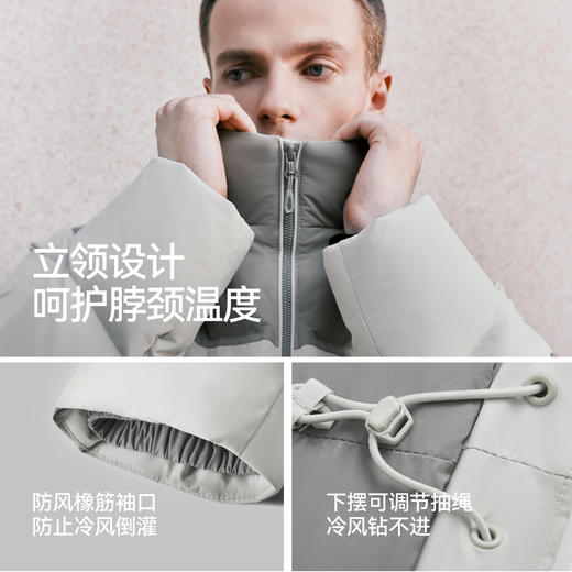 轻松|商场同款森马羽绒服男冬季防泼水防风外套2025新款情侣上衣 商品图3