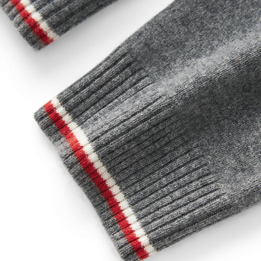 「高货wl」全新升级【铂金会员266/天猫359/差价93】(02604)洛诗琳美丽诺羊毛重工提花开衫2025秋冬气质纯羊毛针织衫 商品图4