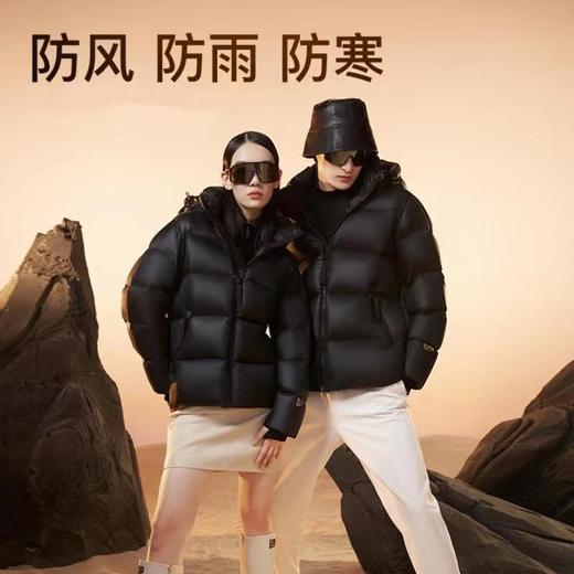 【热卖爆款】90黑金鹅绒服中长款短款花羽辰黑金鹅绒服情侣款FS-63 商品图8