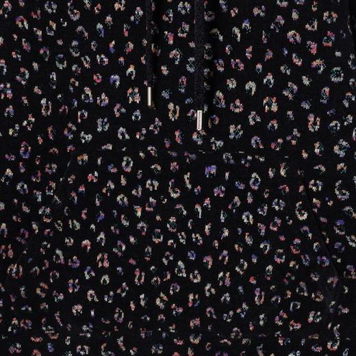 WY1430SDSA男士秋冬新款痞帅男装韩版满印彩色刺绣抽绳连帽卫衣百搭时尚 商品图3