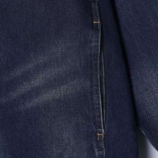 85099SDSA男士秋冬新款痞帅男装简约做旧牛仔衬衫羽绒服外套百搭时尚 商品图3