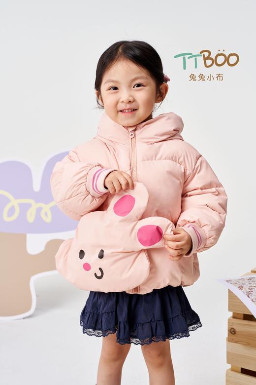兔兔小布立体小兔造型羽绒外套 商品图0