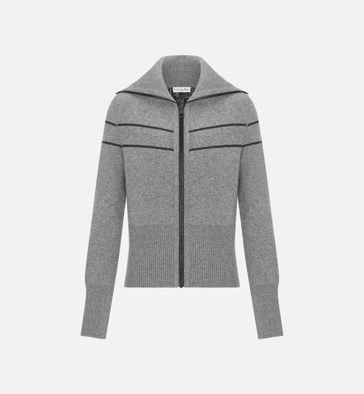 DR-S oblique灰色双面穿翻领开衫 商品图0