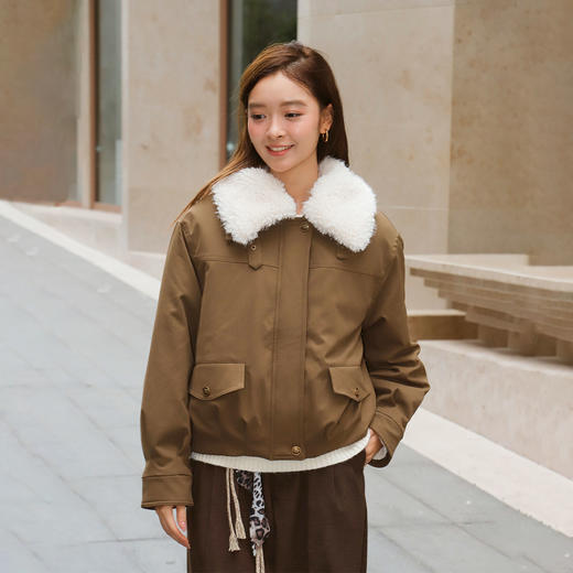 巴恩风小众毛里夹克-纪念日百货门店同款167293141 商品图1