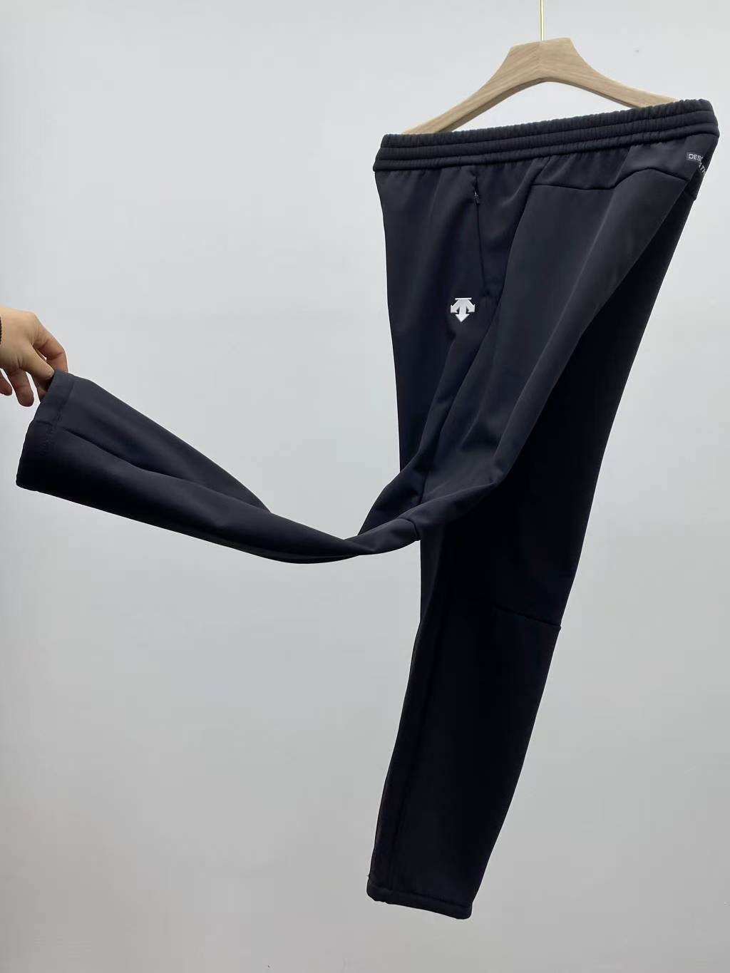 迪桑特综训运动防水透湿抓绒男士梭织运动长裤