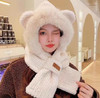 【可爱保暖❗️仿狐狸毛绒帽】一件顶三件，亲肤包裹温暖护颈，加绒加厚循环琐温，柔软温暖不宜掉毛，秋冬季东北骑车冬天围脖保暖2025新款QQ 商品缩略图8