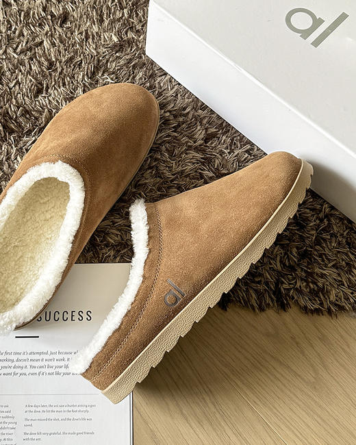 现货 THS-限时 al家 情侣款 一脚蹬勃肯毛毛拖鞋 4色 QZ116 商品图10