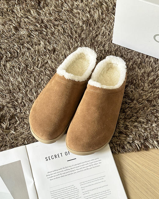 现货 THS-限时 al家 情侣款 一脚蹬勃肯毛毛拖鞋 4色 QZ116 商品图9