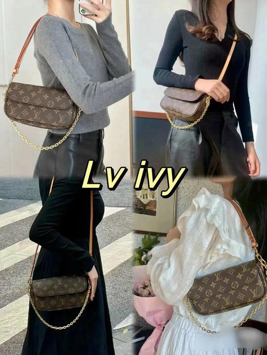 LV 老花 ivy 斜挎 芯片款 商品图4
