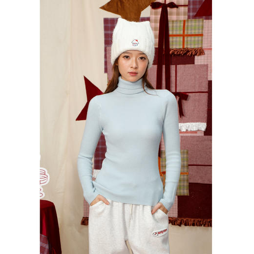 【礼物季】高领修身款针织打底衫-纪念日百货门店同款167746411 商品图2