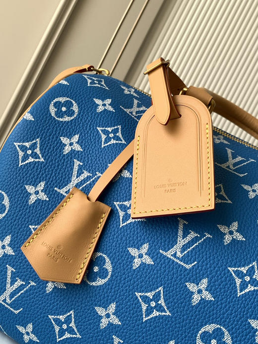 秋冬特惠💰1670 渠道级LV【全钢五金 MB163c01变码芯片】te级LV 全套包装 M14074中蓝 本款Speedy P9 Bandoulière30手袋 商品图6