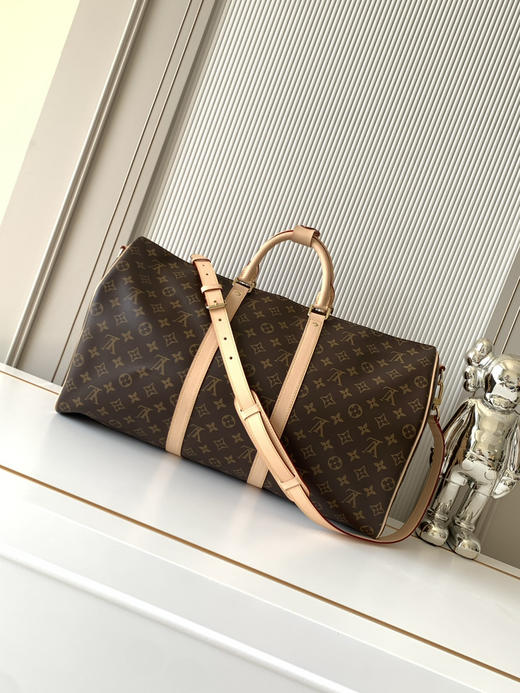 秋冬特惠💰中号45cm💰1480 大号50cm💰1580 特大号55cm💰1680 渠道级LV【全钢五金 MB163c01变码芯片】M41418 M41416 M41414老花旅行手提包 商品图2