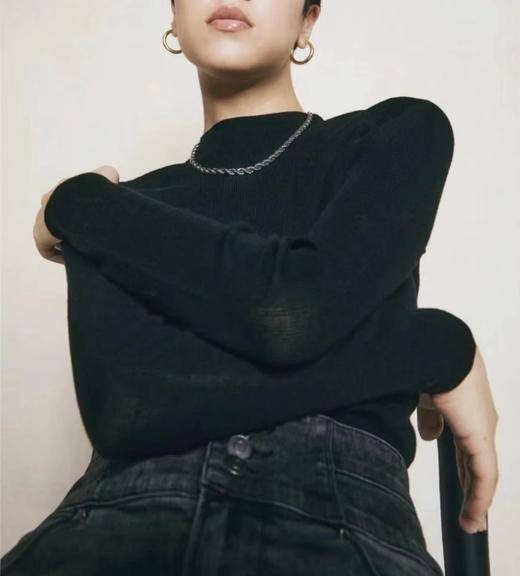 福利款！  25无缝打底   立领针织打底衫 抗起球！德国扬子18针无缝打底衫 商品图1