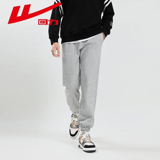 回力运动裤男2025春季新款百搭宽松束脚灰色卫裤网红潮男休闲裤子 商品图4