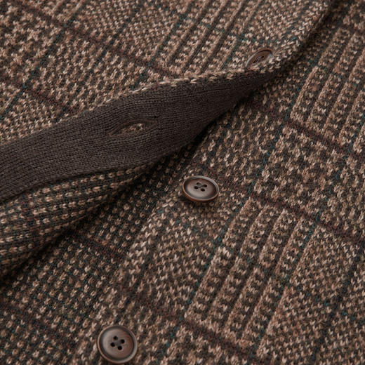 ROMI STUDIO“匠心工艺”美利奴羊毛手工流苏翻领外套 RWCAW96888 商品图7