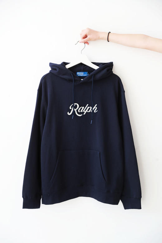 重工刺绣美式帽衫，学院连帽卫衣。胸口字母加绒宽松外套C112268 商品图7