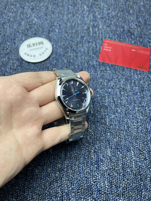 欧米茄VS海马150米系列 柚木蓝 小蓝针 6点位日历 Aqua Terra 150米腕表 8900一体机 男士腕表 表径41mm 商品图2