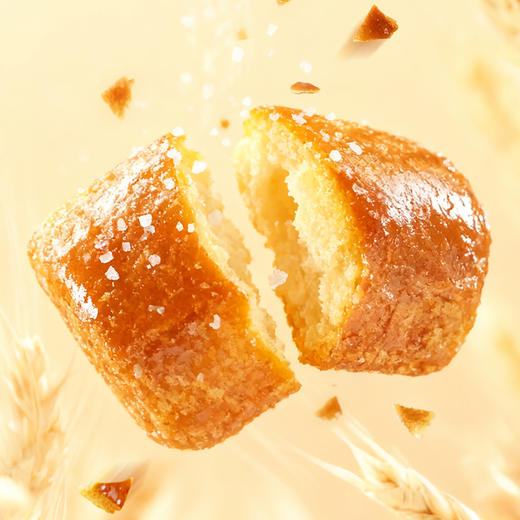 诺梵碱水面包丁海盐焦糖酥脆非油炸袋装办公室休闲网红零食 商品图3