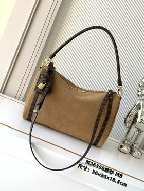 秋冬特惠💰1590 渠道级LV【全钢五金 MB163c01变码芯片】te级LV 全套包装 M26358磨砂皮卡其 本季 Express 中号手袋