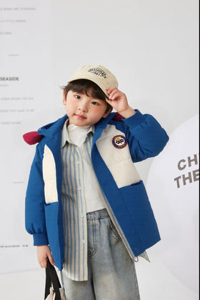 兔兔小布奥特曼帽子羽绒外套